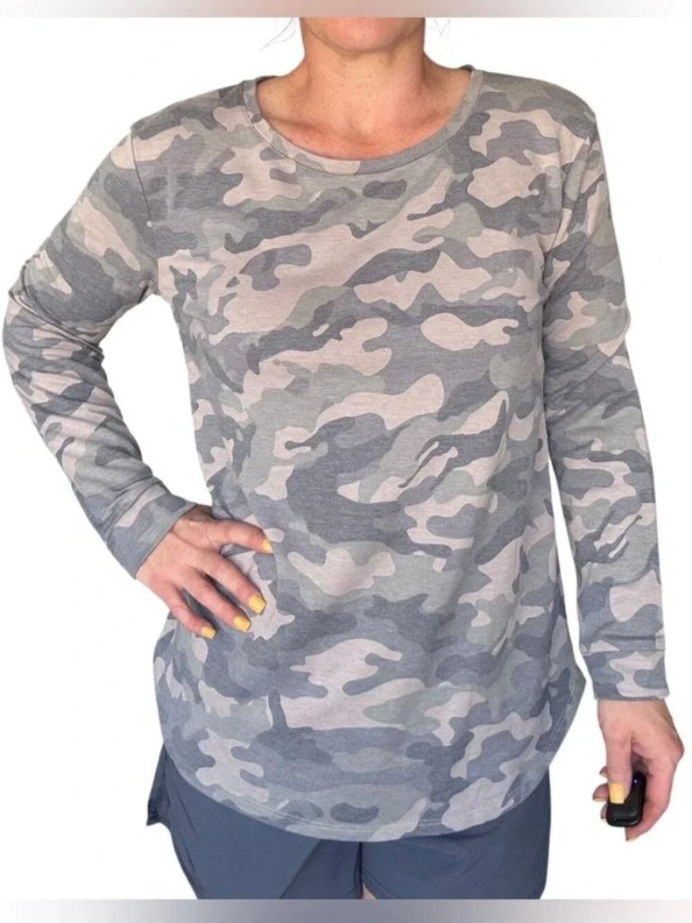 Jane & Delancey Camo Print Tunic